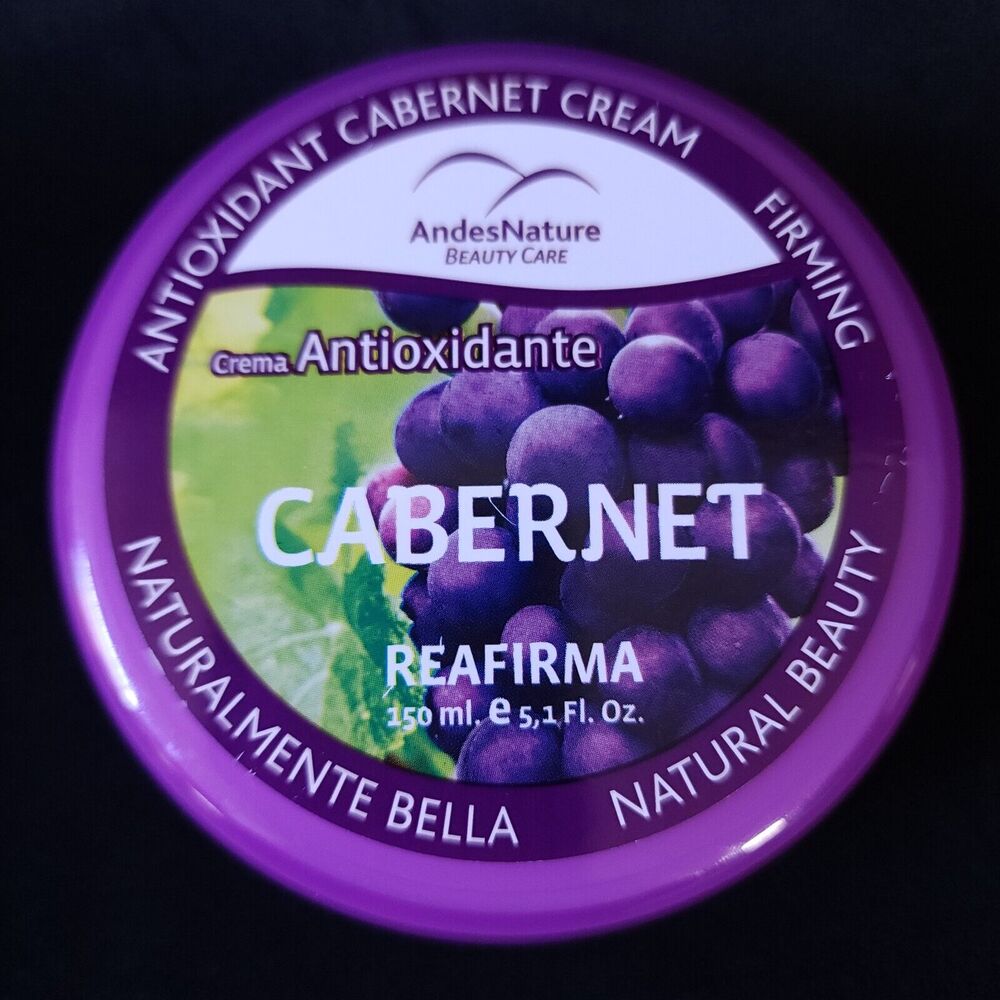 New 3 Pack Andes Nature Cabernet Antioxidant Face Skin Firming Cream 5.1 fl oz